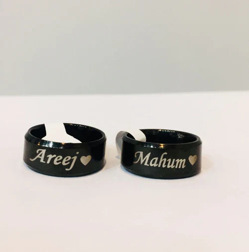 Engraved Ring with You Name