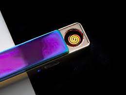 Sliding Electronic Lighter Name Engraved | Slim Fashionable