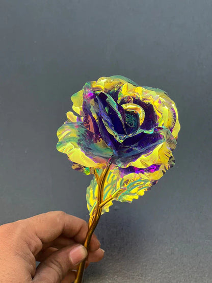 24KT MultiColor Flower